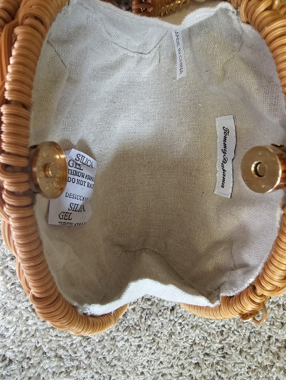 Tommy Bahama Elephant Bag Nwt - Picture 3 of 3